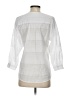 J. McLaughlin 100% Cotton White 3/4 Sleeve Button-Down Shirt Size XS - photo 2