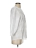 J. McLaughlin 100% Cotton White 3/4 Sleeve Button-Down Shirt Size XS - photo 4