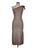 Anjali Kumar Metallic Brown Cocktail Dress Size L (estimated) - photo 1