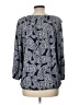 MICHAEL Michael Kors Blue 3/4 Sleeve Blouse Size L - photo 2