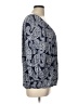 MICHAEL Michael Kors Blue 3/4 Sleeve Blouse Size L - photo 4