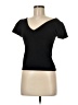 MNG Black Short Sleeve Top Size M - photo 1