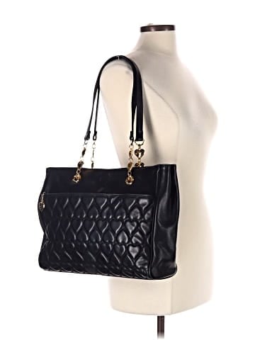 Moschino Leather Quilted Heart Tote (view 2)
