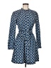 UNTUCKit Argyle Blue Casual Dress Size 6 - photo 1