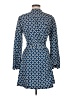 UNTUCKit Argyle Blue Casual Dress Size 6 - photo 2