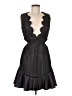 Three Floor Black Cocktail Dress Size 8 - photo 1