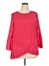 Apt. 9 Pink 3/4 Sleeve Top Size XXL - photo 1