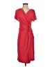 Chaps Solid Red Cocktail Dress Size S - photo 1
