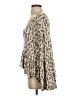 Altar'd State Animal Print Tan Long Sleeve Blouse Size S - photo 5