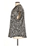 MTS 100% Polyester Animal Print Black Short Sleeve Blouse Size 2X - photo 5