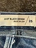 Just Black Hearts Blue Jeans Size 25 waist - photo 7