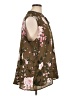 B Collection by Bobeau 100% Polyester Floral Brown Sleeveless Blouse Size 2X - photo 4