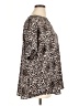 Buffalo by David Bitton 100% Polyester Animal Print Brown Short Sleeve Blouse Size 2X - photo 4