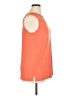 db established 1962 Orange Sleeveless Blouse Size 1X - photo 4