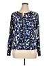 Calvin Klein Blue Long Sleeve Blouse Size XL - photo 1