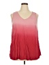 Torrid 100% Rayon Pink Tank Top Size 2X Plus (2) - photo 1