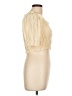 Lyaner Ivory Short Sleeve Blouse Size L - photo 4