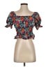 Lush Teal Short Sleeve Blouse Size S - photo 1