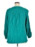 Ruby Rd. 100% Cotton Teal 3/4 Sleeve Blouse Size 1X - photo 2