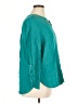 Ruby Rd. 100% Cotton Teal 3/4 Sleeve Blouse Size 1X - photo 4