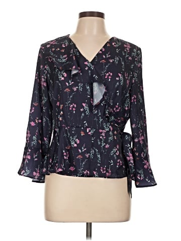 Ava & Aiden 3/4 Sleeve Blouse (view 1)
