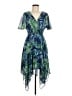 Rabbit Rabbit Rabbit Designs 100% Polyester Tropical Green Cocktail Dress Size 6 (petite) - photo 1