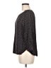 Gap 100% Rayon Black 3/4 Sleeve Top Size M - photo 5