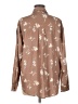 Unbranded Floral Brown Long Sleeve Blouse Size M - photo 2