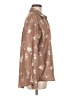 Unbranded Floral Brown Long Sleeve Blouse Size M - photo 4