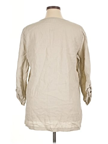 Company Ellen Tracy 3/4 Sleeve Button-Down Shirt (view 2)