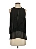 5/48 100% Polyester Black Sleeveless Blouse Size S - photo 1