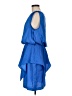 Julie Dillon 100% Polyester Solid Blue Cocktail Dress Size 8 - photo 5