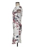 Echo Floral Gray Casual Dress Size M - photo 5