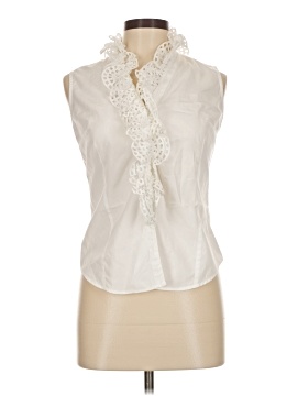 Barbara Tfank Sleeveless Button Down Shirt