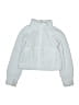 Athleta Girl 100% Polyester White Track Jacket Size 8 - 10 - photo 1