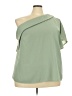 Shein Curve 100% Polyester Green Sleeveless Blouse Size 4X - photo 1