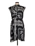 Ann Taylor 100% Polyester Paisley Gray Casual Dress Size M - photo 1