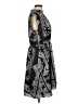 Ann Taylor 100% Polyester Paisley Gray Casual Dress Size M - photo 4