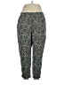 Old Navy 100% Rayon Animal Print Black Casual Pants Size XL - photo 1