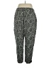 Old Navy 100% Rayon Animal Print Black Casual Pants Size XL - photo 2