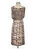 Etcetera 100% Silk Print Tan Casual Dress Size 0 - photo 2