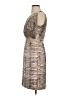 Etcetera 100% Silk Print Tan Casual Dress Size 0 - photo 5
