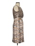 Etcetera 100% Silk Print Tan Casual Dress Size 0 - photo 4