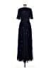 Mac Duggal 100% Polyester Stars Blue Cocktail Dress Size 6 - photo 2