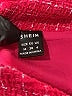 Shein Checkered-gingham Red Casual Skirt Size 6 - photo 4