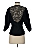 Sandro 100% Polyester Black 3/4 Sleeve Blouse Size Sm (1) - photo 2
