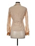 BCBGMAXAZRIA Tan Long Sleeve Blouse Size 8 - photo 2