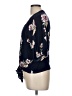 LUQ 100% Rayon Blue Short Sleeve Blouse Size M - photo 5