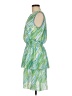 Etcetera Print Green Cocktail Dress Size 6 - photo 5