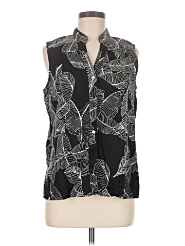 Peck & Peck Sleeveless Button-Down Shirt (view 1)